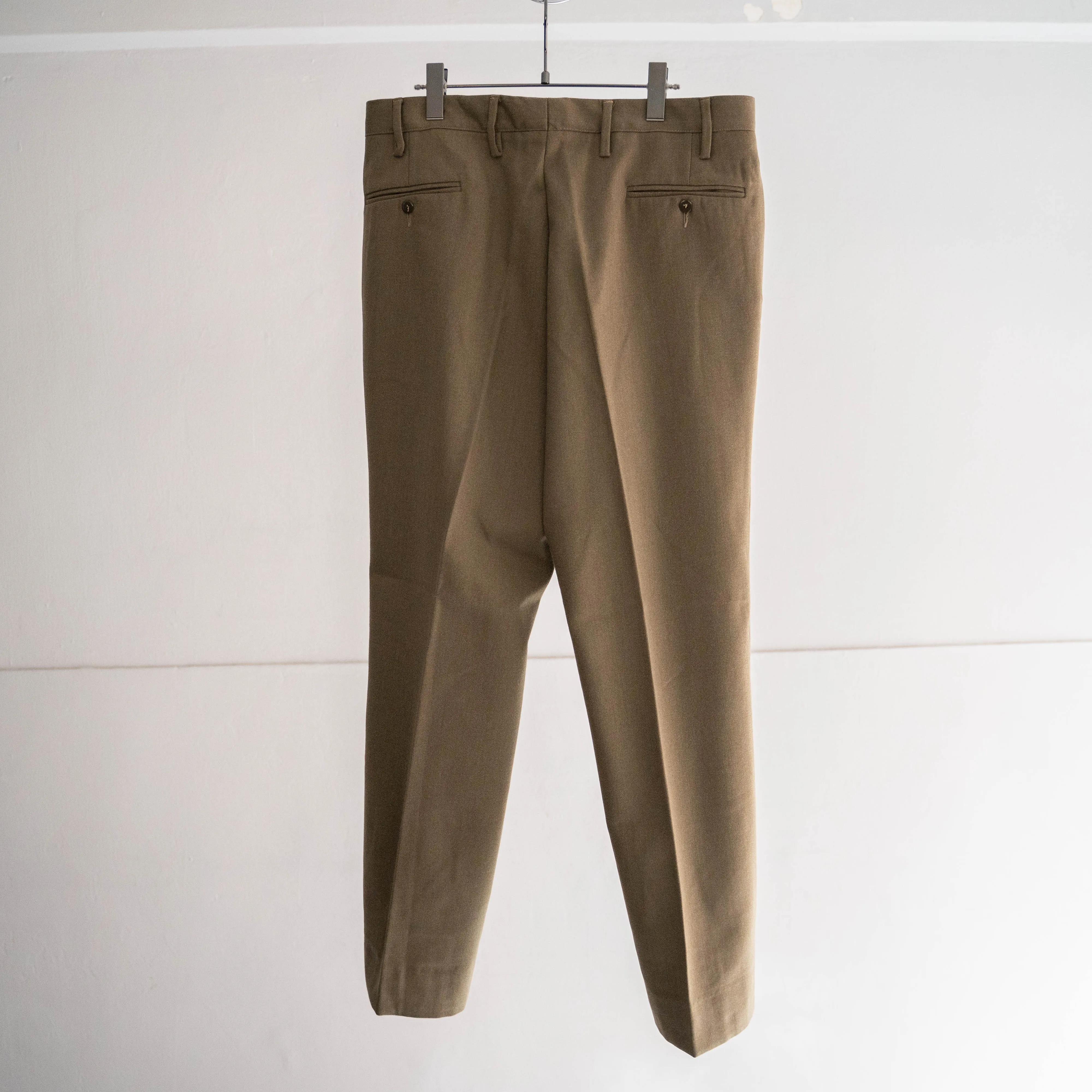 1980s italian military wool dress pants 'dead stock'