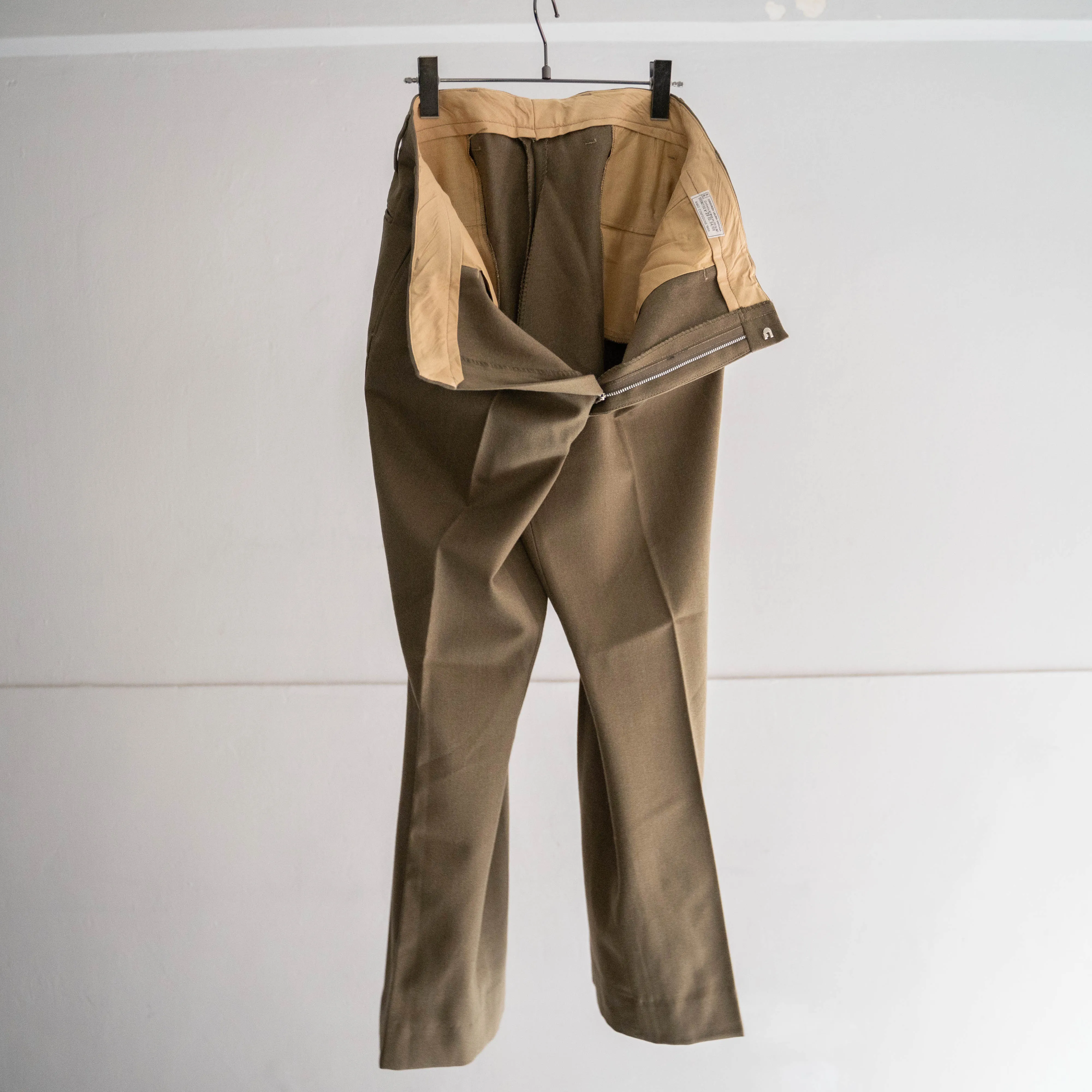 1980s italian military wool dress pants 'dead stock'