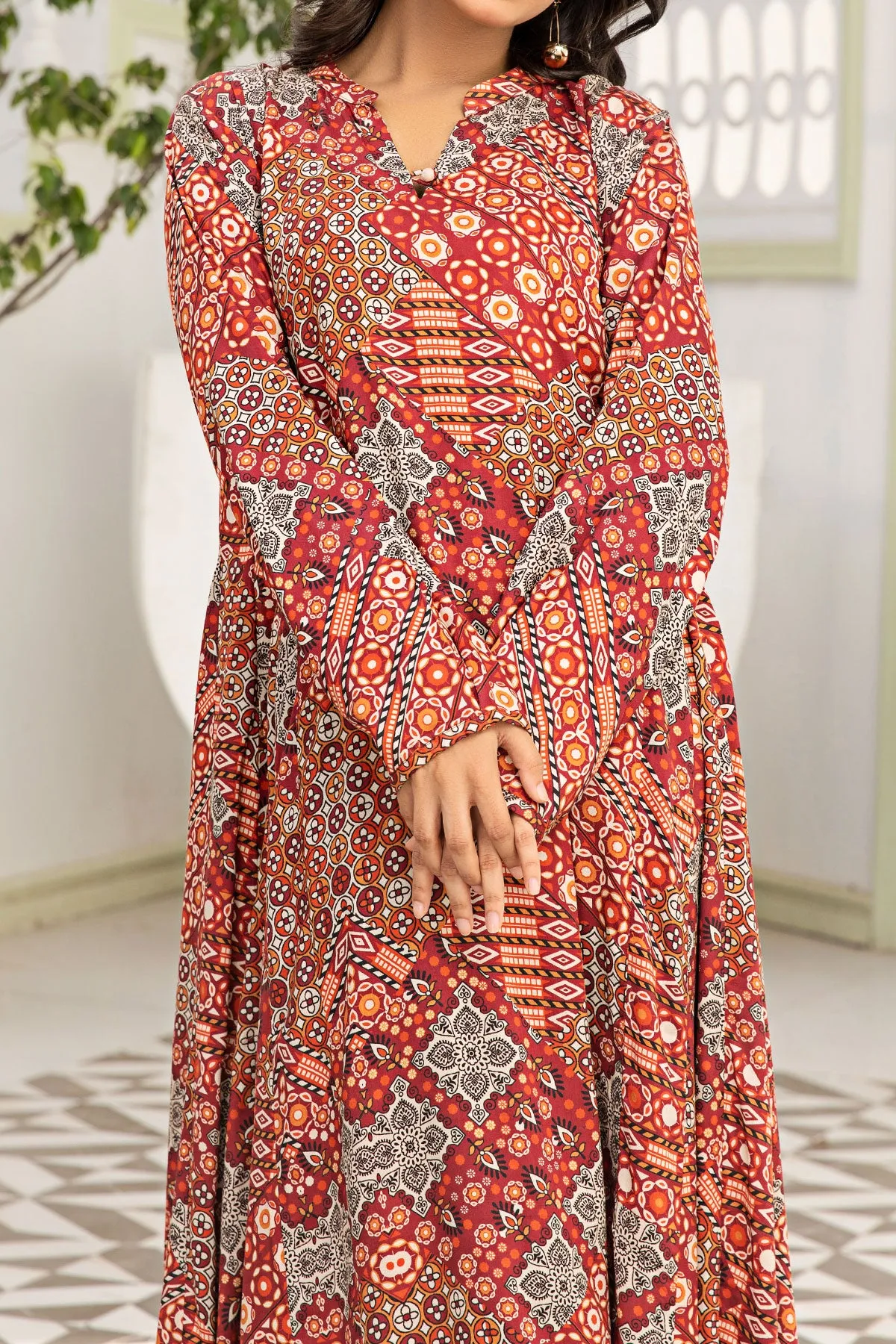 1PIECE DIGITAL PRINT LINEN KURTA  | DPLK-65