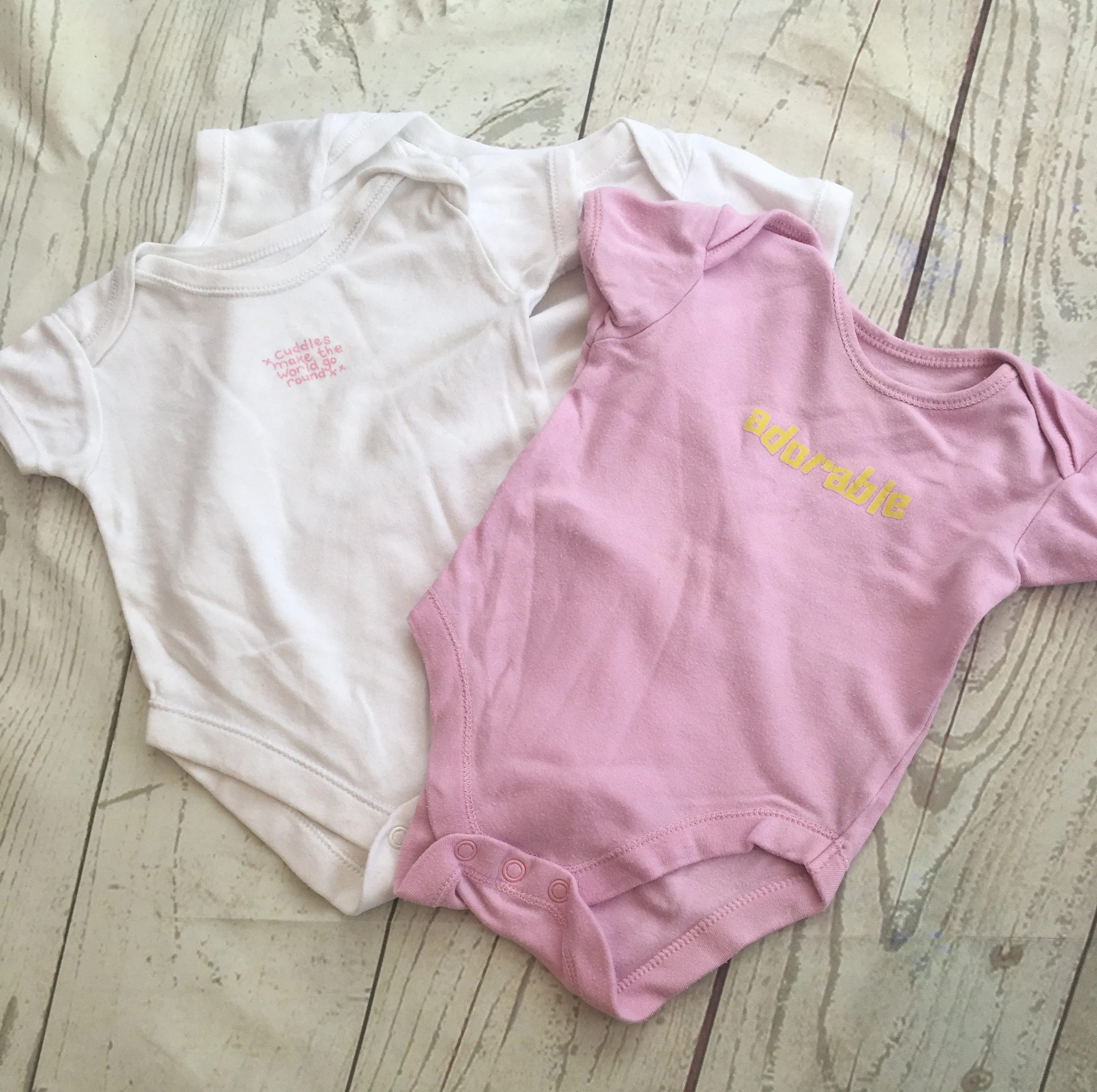 3-6 Months Bodysuits x3