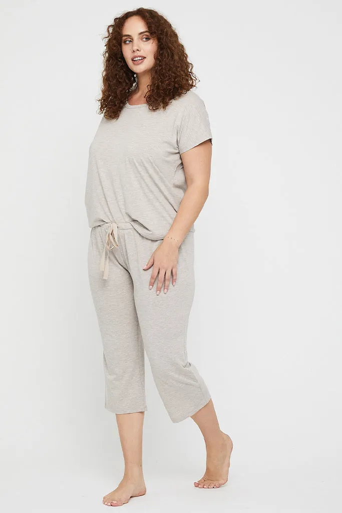 3/4 PJ Pant - Oatmeal