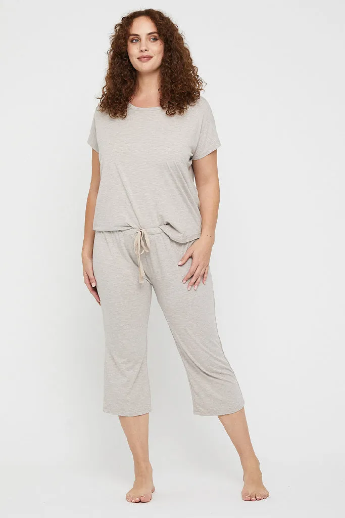 3/4 PJ Pant - Oatmeal