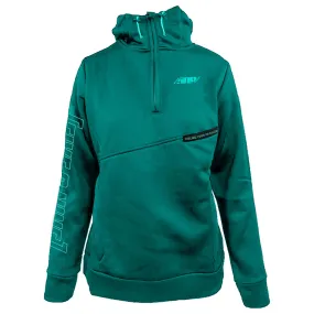 509  Womens Emerald Sector 1 4 Quarter Zip Hoodie Hoody Sweatshirt Sweater Cotton