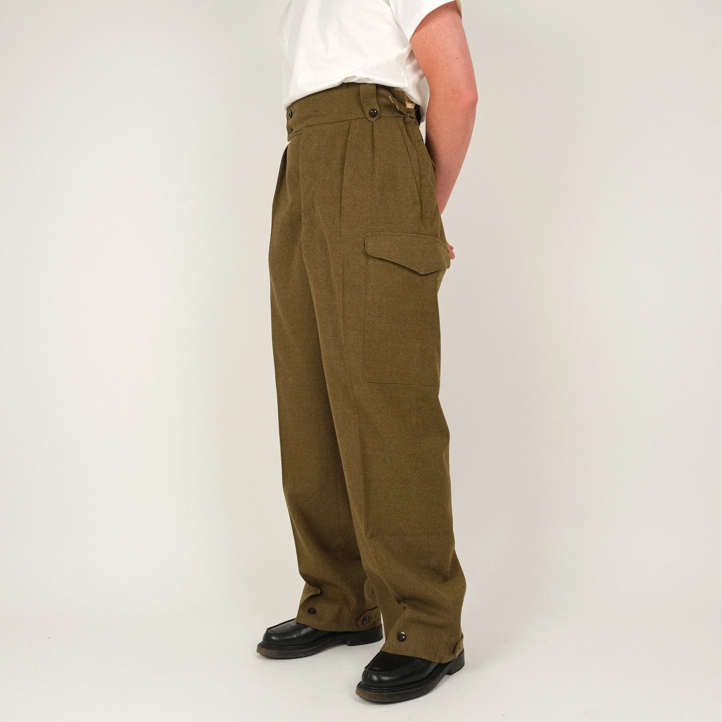 50'S DEADSTOCK BRITISH WOOL PANTS