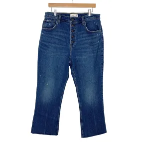 Abercrombie & Fitch The Kick Flare Ultra High Rise Button Up Jeans- Size 32/14R (Inseam 24.5”, sold out online)