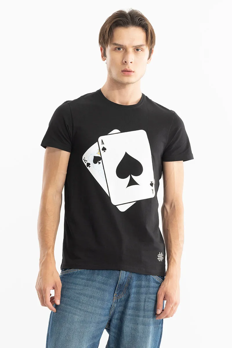 Ace Black T-Shirt