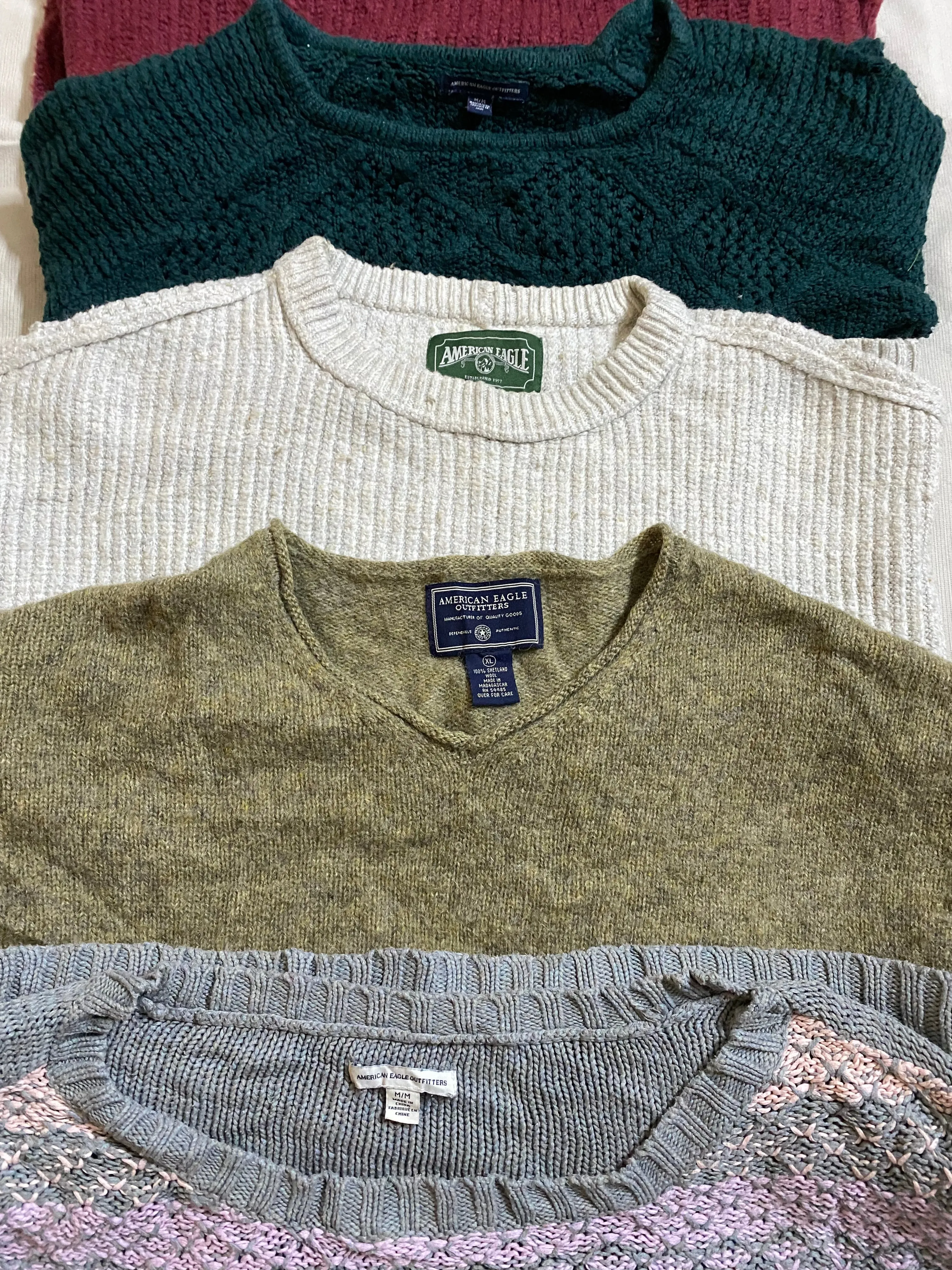 American Eagle Cable Knit Sweaters