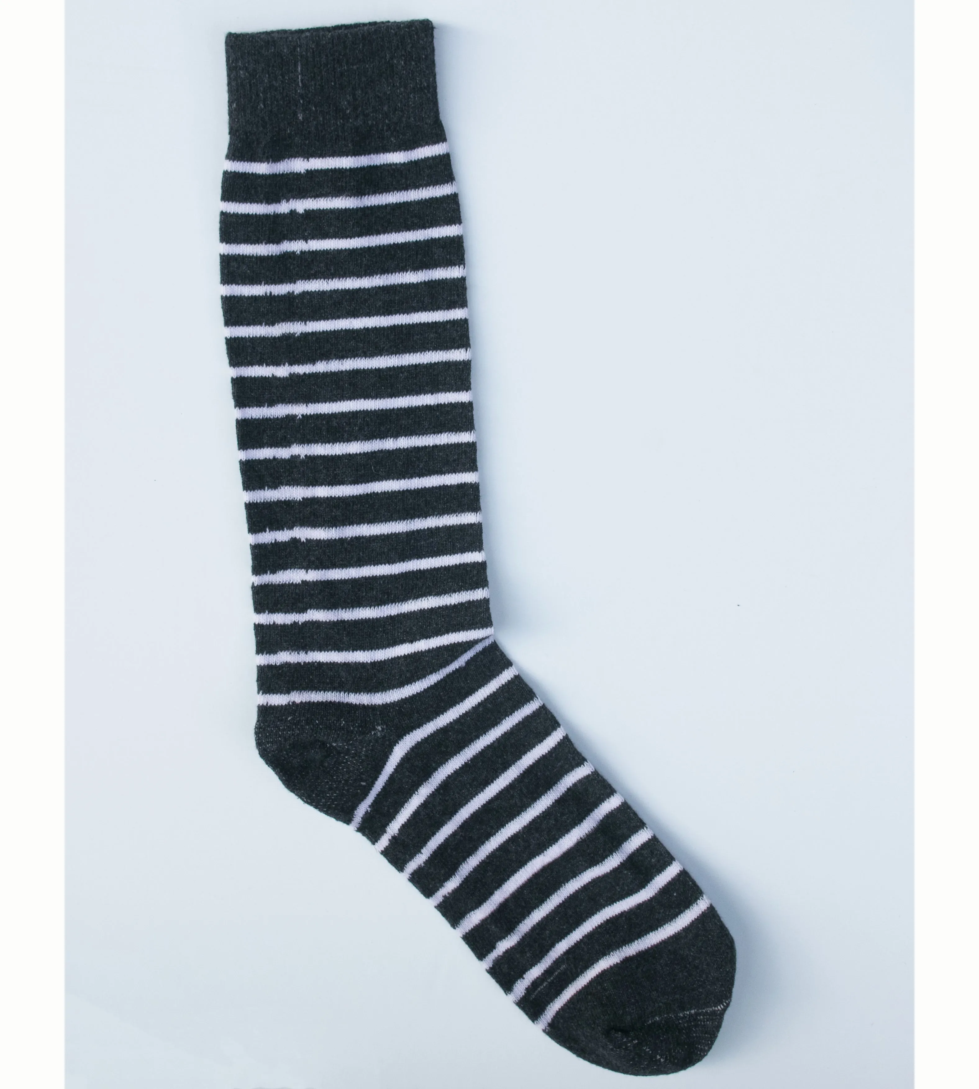 American Trench cotton breton stripe socks -carbon