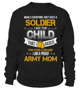 Army Mom Over A Decade T-shirts