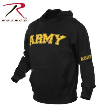 Army Pullover Hoodie - Black