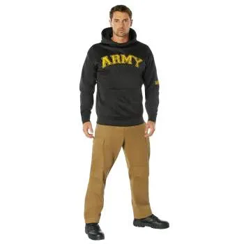 Army Pullover Hoodie - Black