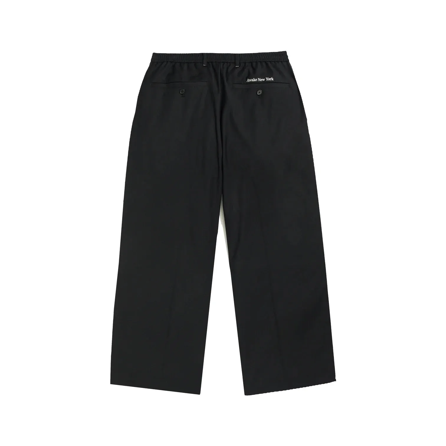 Awake Lightweight Wool Elasticated Woven Pants 'Charcoal'