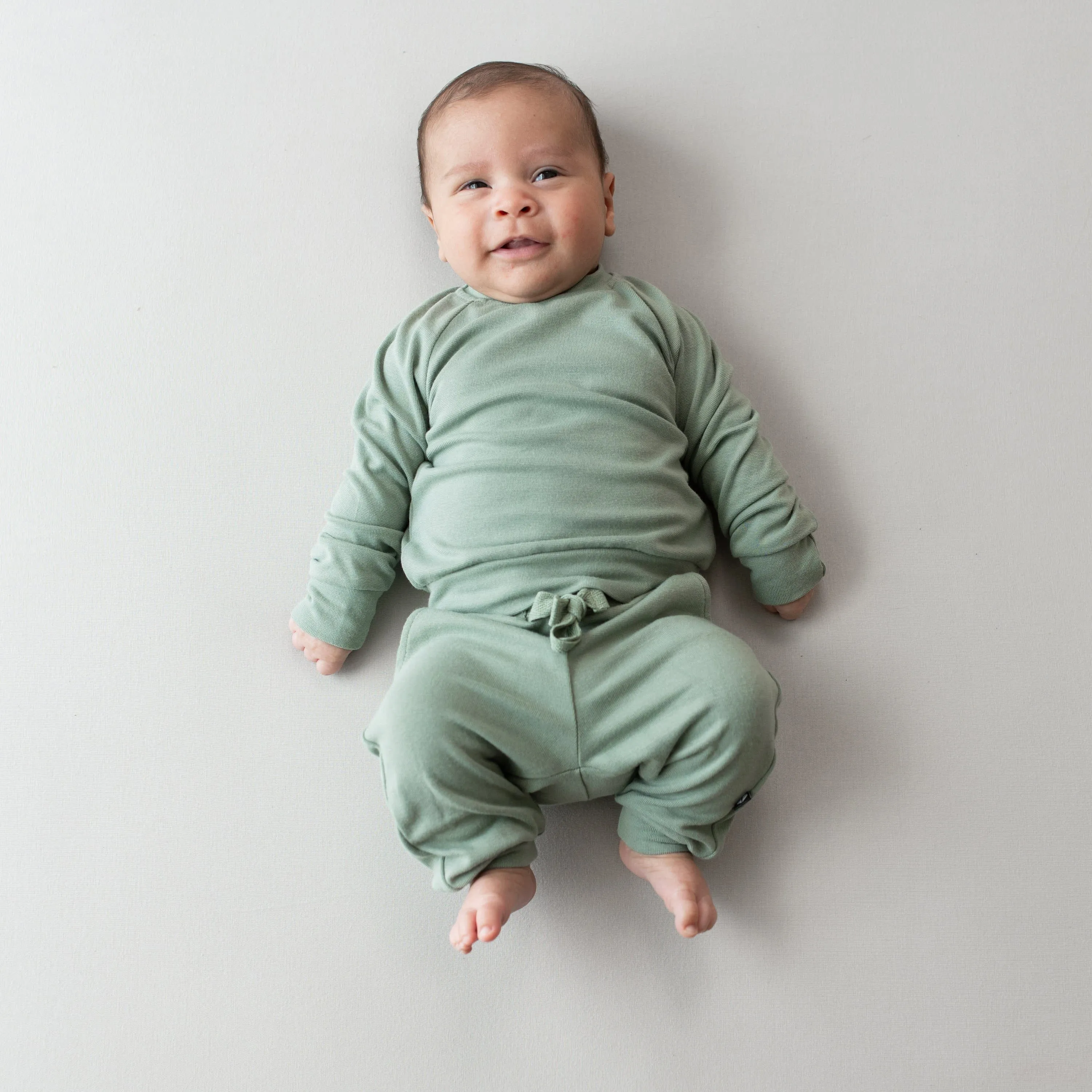 Bamboo Jersey Jogger Set in Thyme