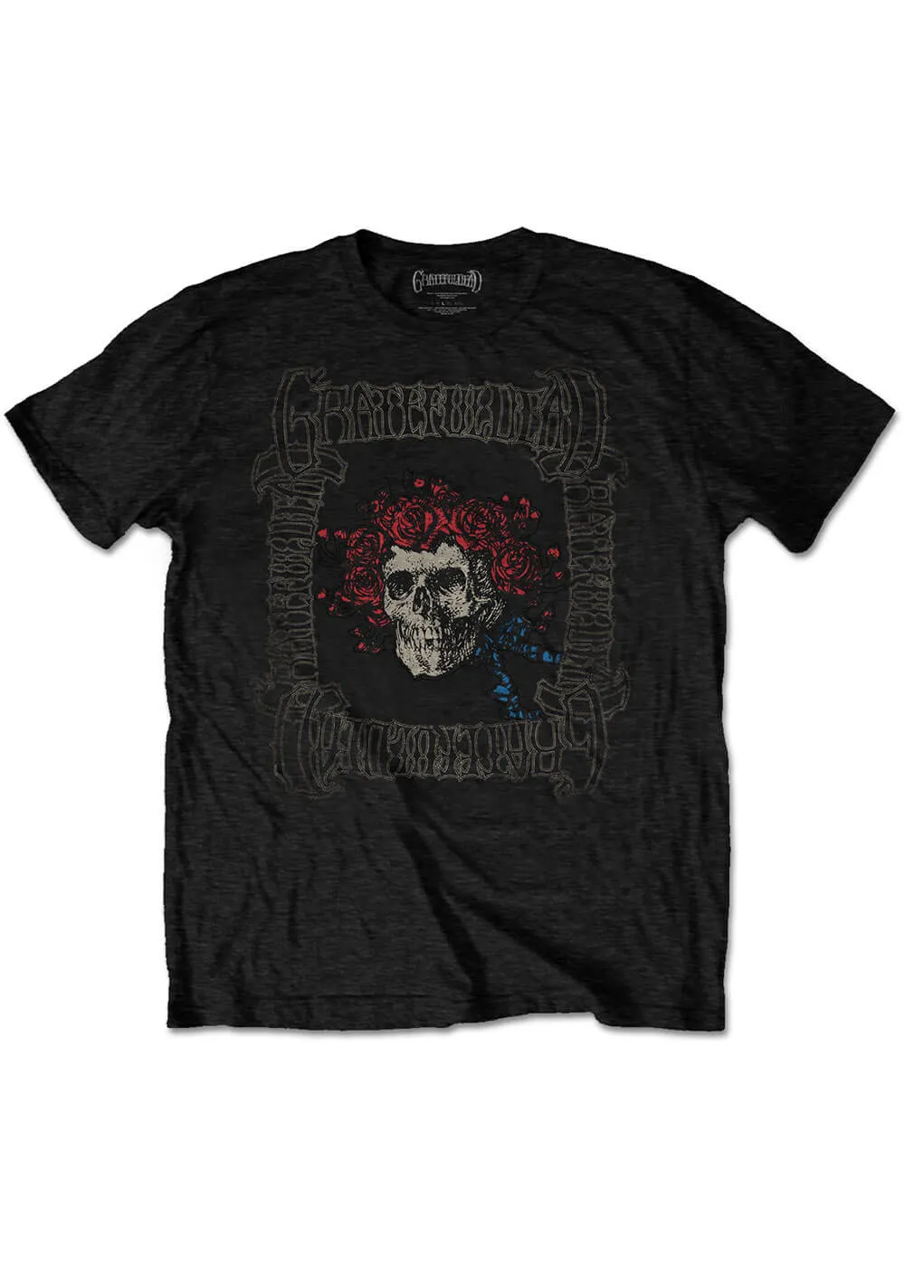 Band Shirts Grateful Dead Bertha Skull T-Shirt Black