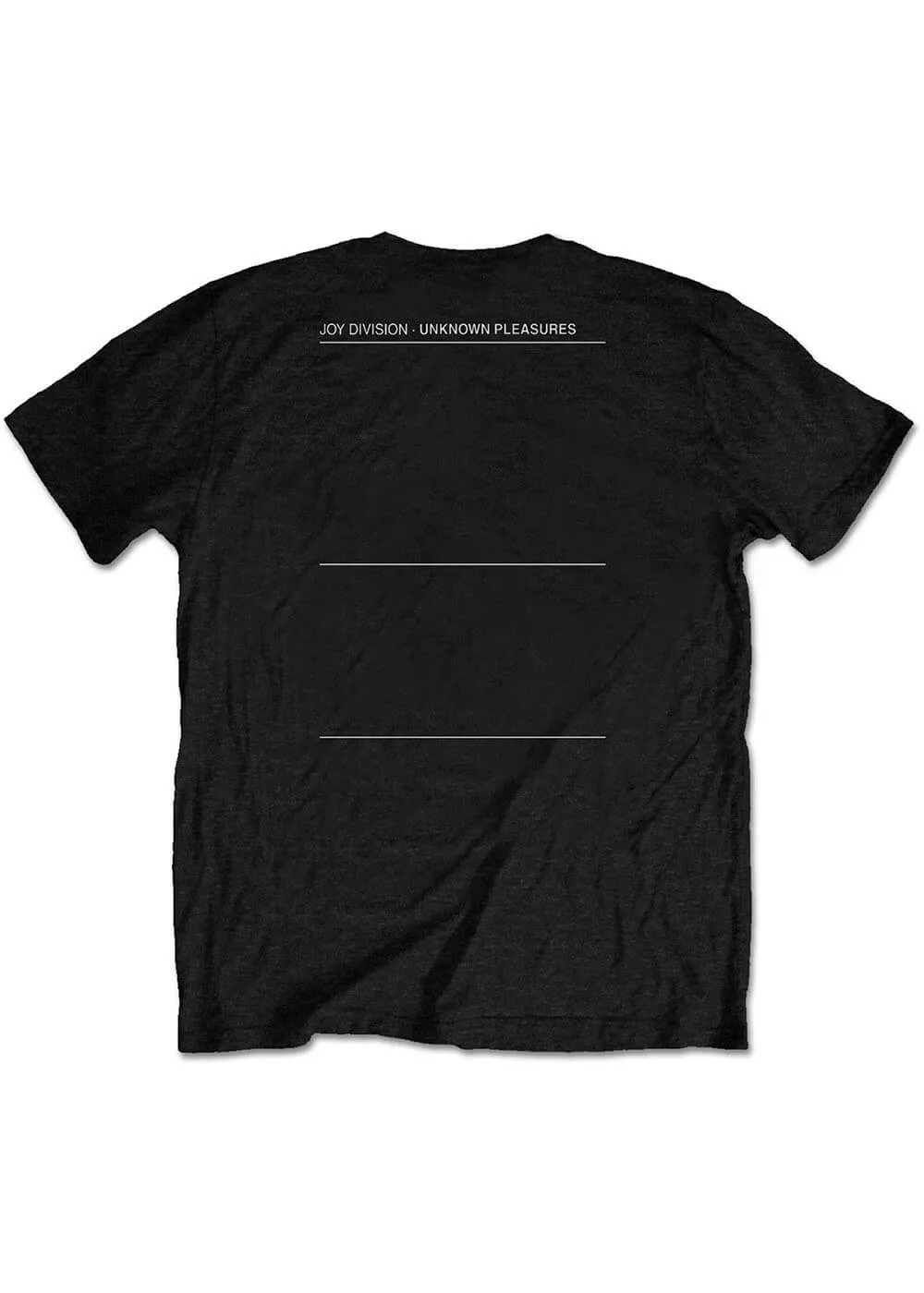 Band Shirts Joy Division Unknown Pleasures T-Shirt Black