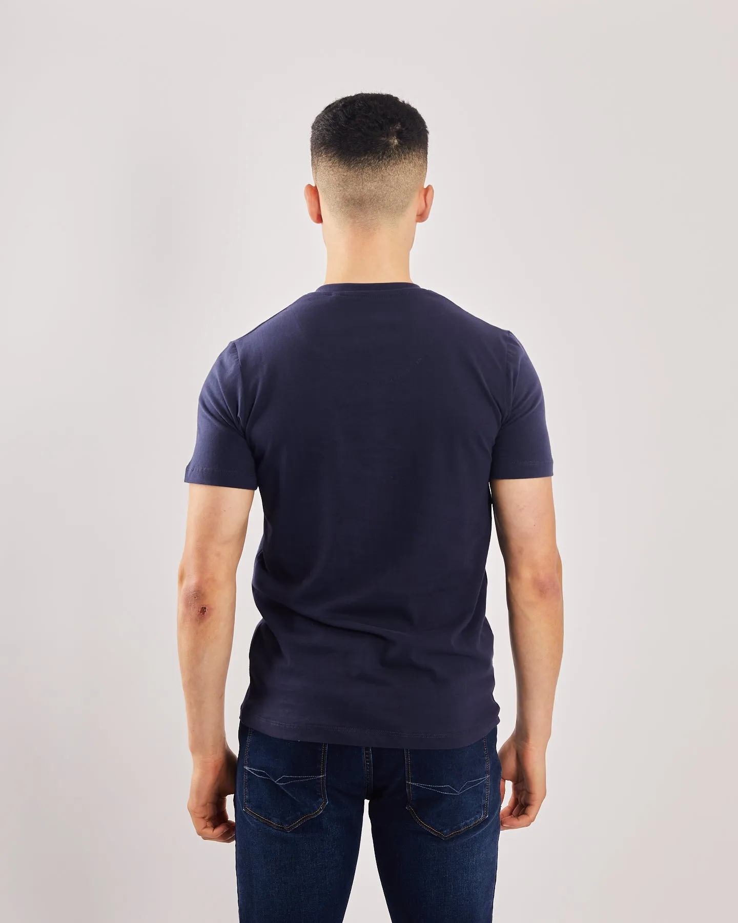 Basic Oakley V Neck Tee Navy Iris