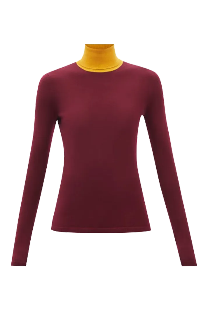 Bi Costa Roll-neck Cashmere-blend Sweater