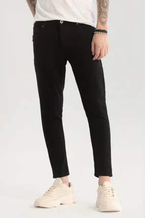 Black Plain Skinny Fit Jeans