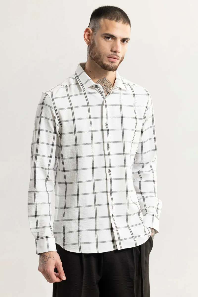 Blockade Checks White Shirt