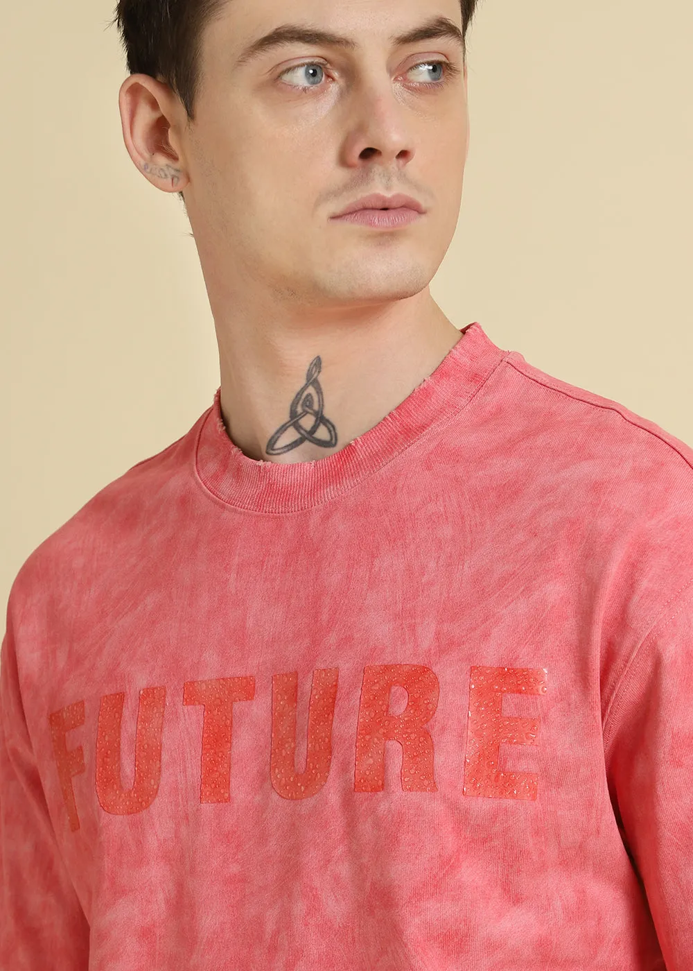 Blush Wash Oversized T-shirt