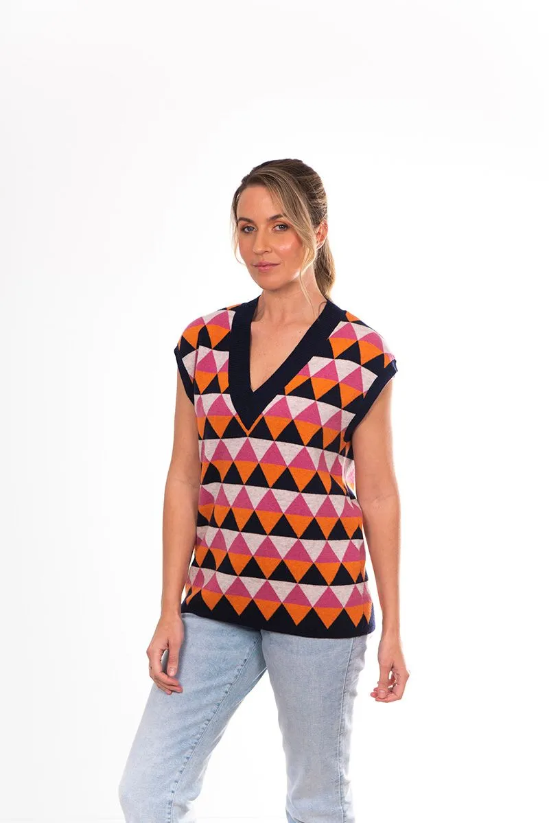 Bridge and Lord - BL4620 Triangle Jacquard Vest