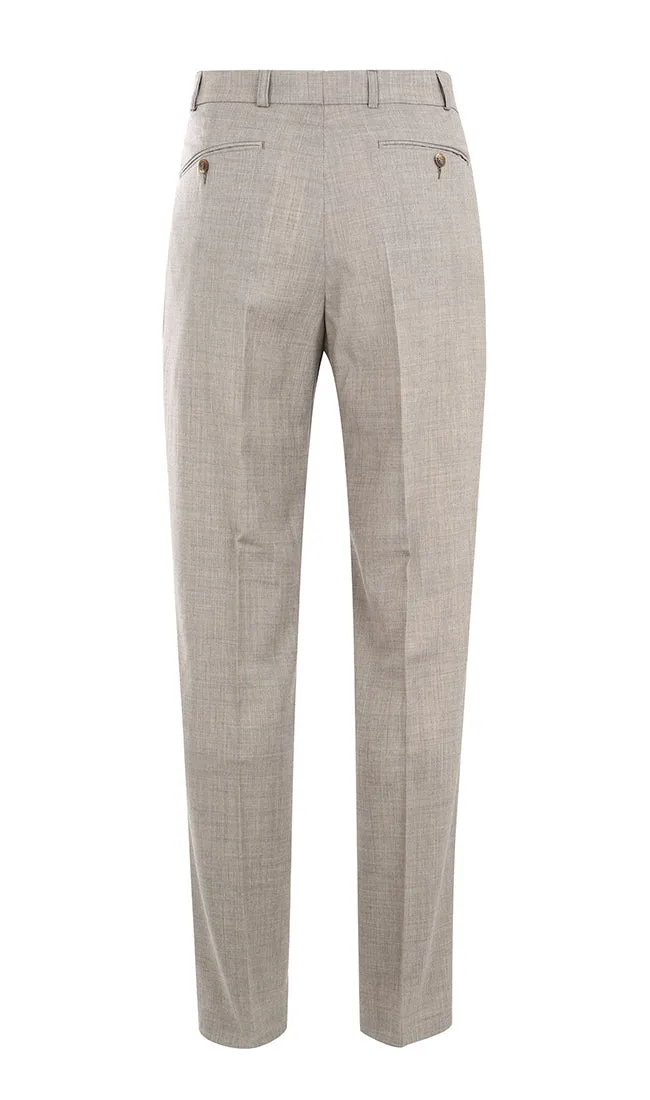 Bruhl Robert Light Grey Stretch Trousers Grey