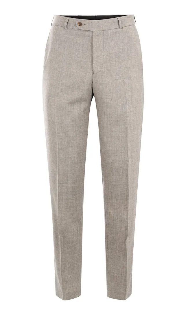 Bruhl Robert Light Grey Stretch Trousers Grey