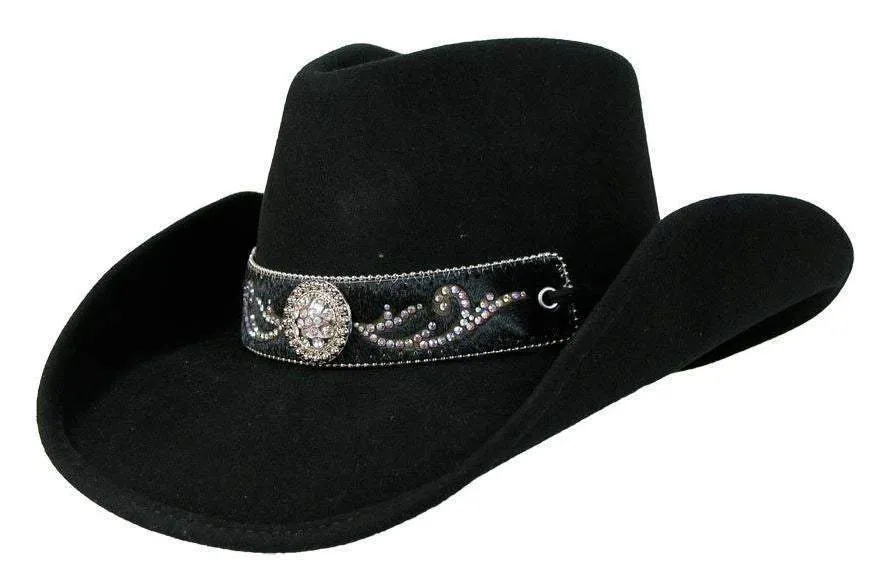 Bullhide Hats Hangin' Out Extra Large Black Cowboy Hat Style 0682Bl