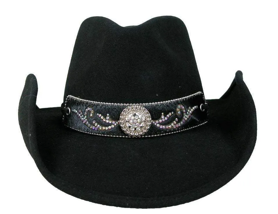 Bullhide Hats Hangin' Out Extra Large Black Cowboy Hat Style 0682Bl