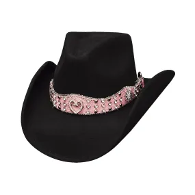 Bullhide Lil' Pardner Kissmate Black Cowboy Hat Style 0648Bl