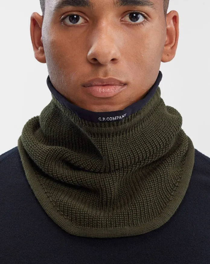 C.P. Company Extra Fine Merino Wool Snood / Ivy Green