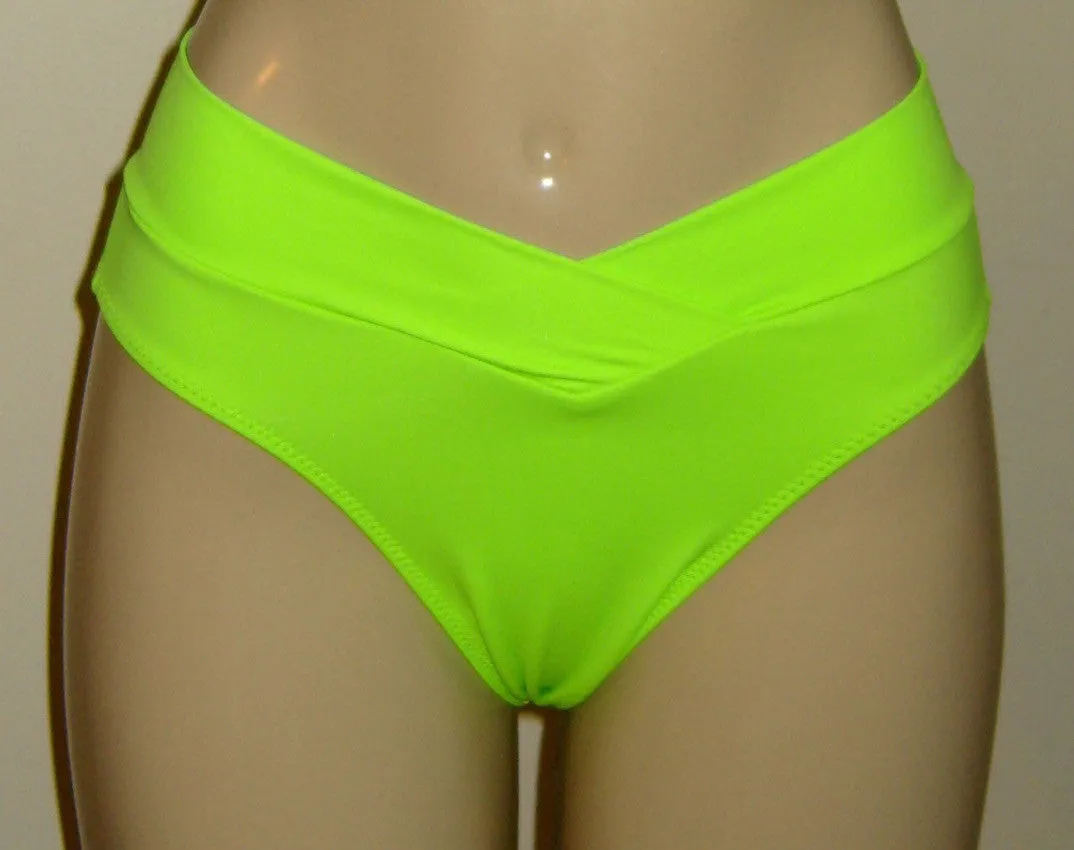 Crisscross High Waist Bikini Bottoms