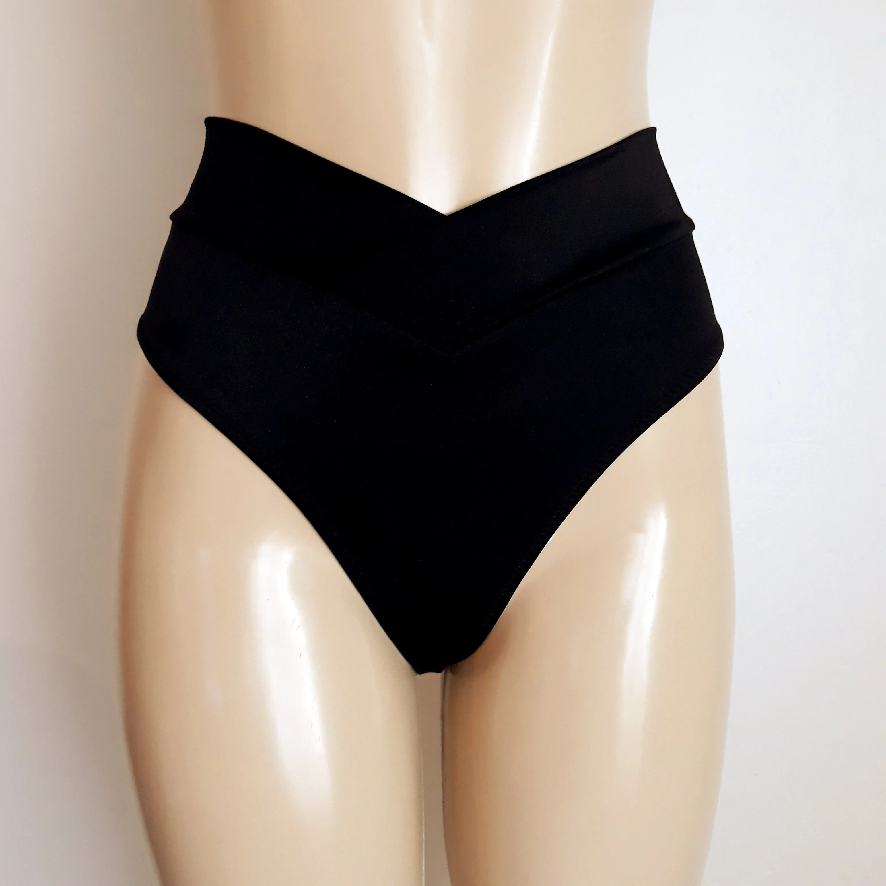 Crisscross High Waist Bikini Bottoms