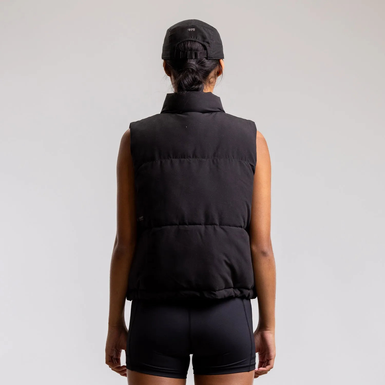 Cropped Puffer Vest Women's