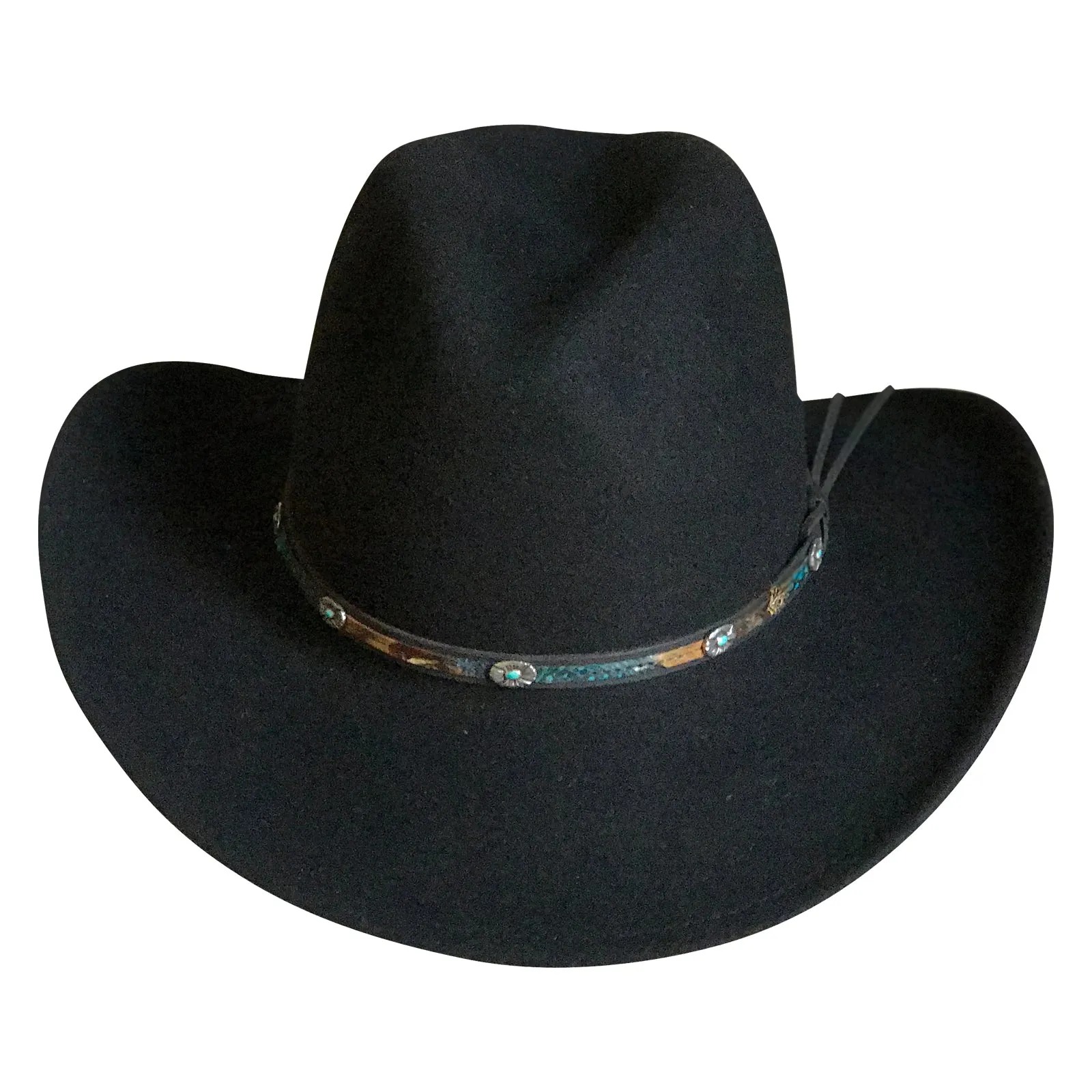 Crushable Black Felt Denver Western Cowboy Hat