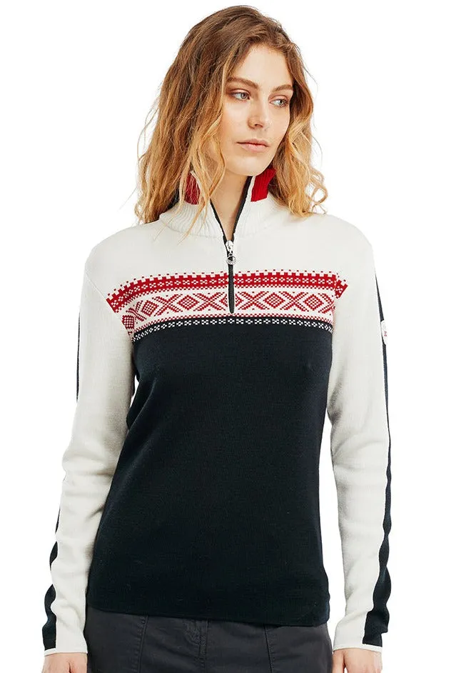 Dale of Norway - Dystingen Women's Sweater - Black and red