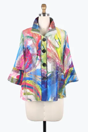 Damee Watercolor Lace Net Jacket 2401-MLT