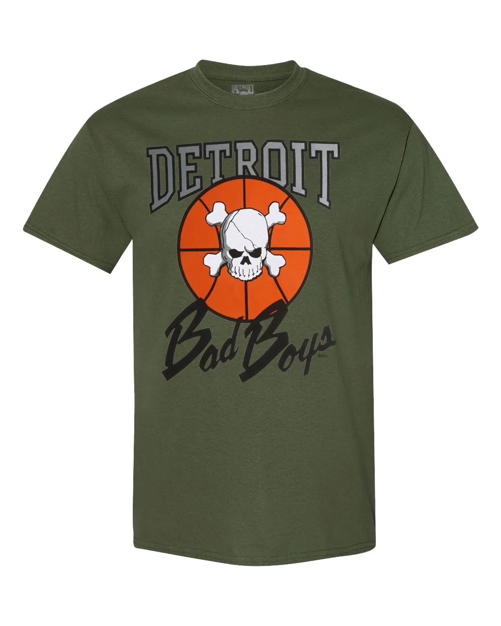 Detroit Bad Boys Classic T-Shirt - Military Green