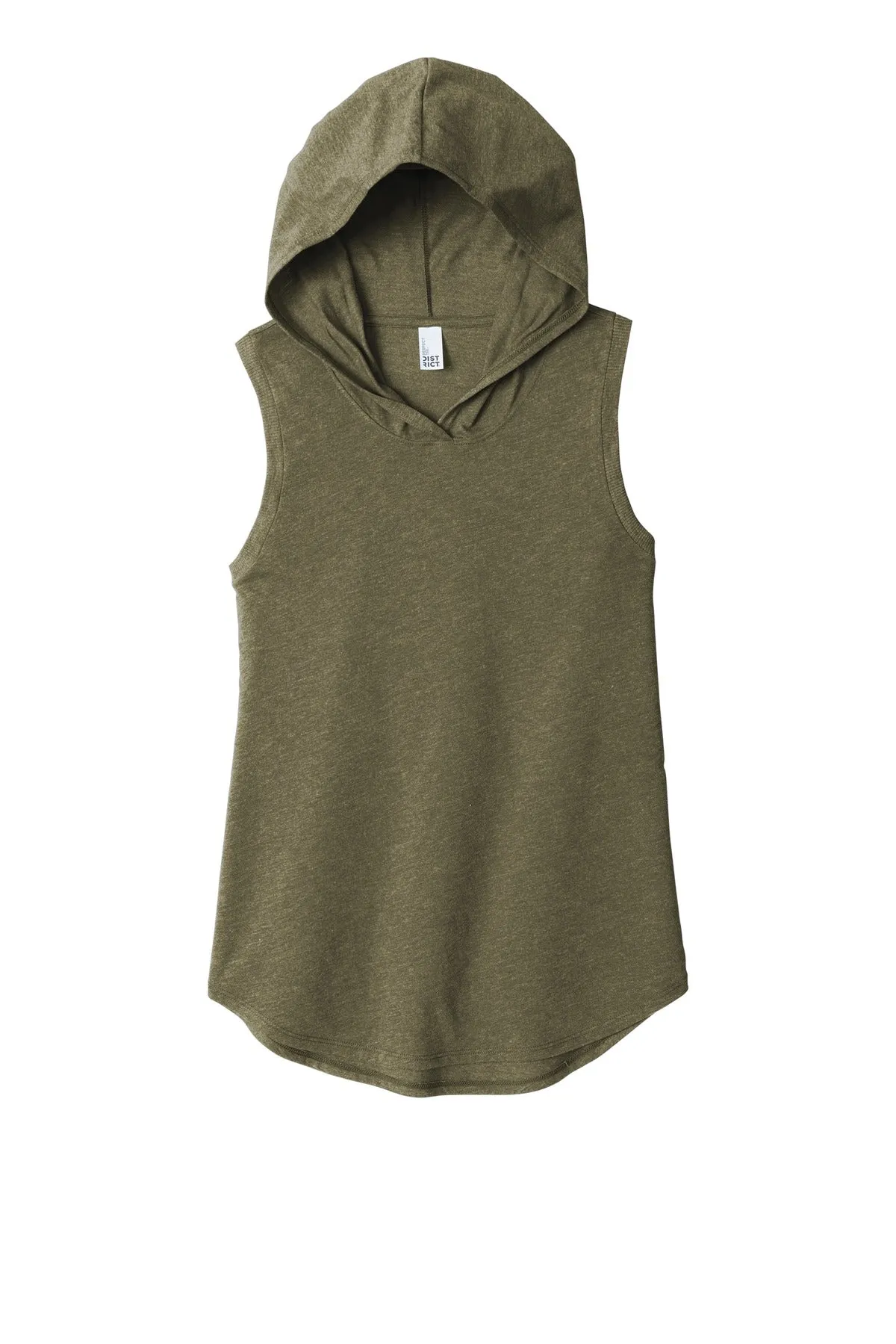 District Women's Perfect Tri Sleeveless Hoodie DT1375