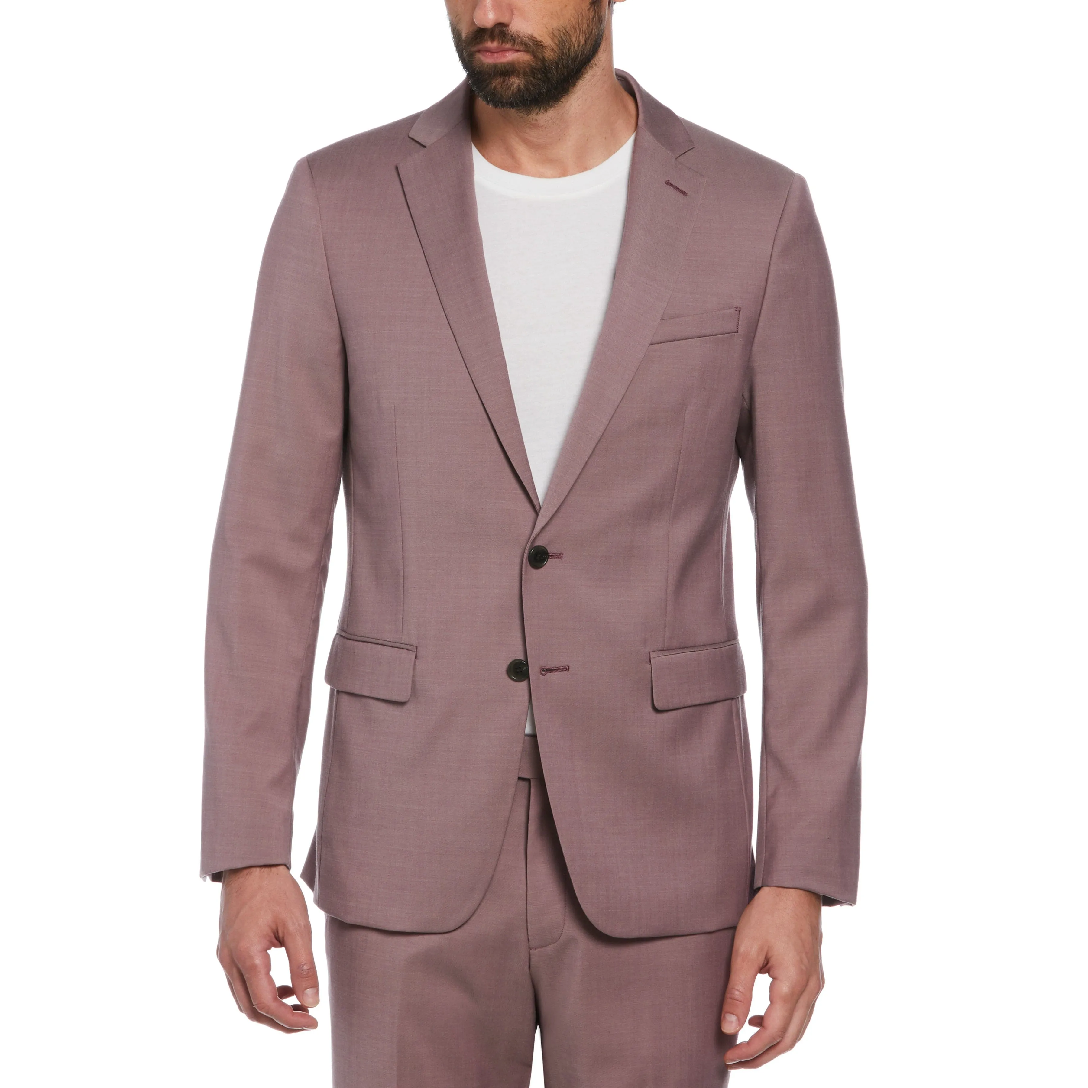 Dusty Rose Wool Blend Two Piece Suit