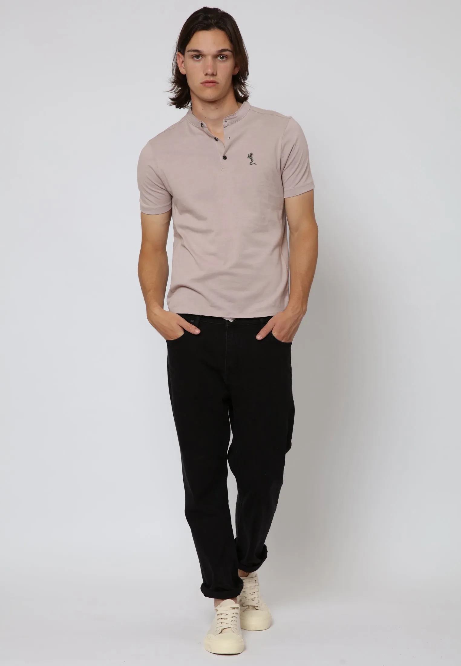 ESSENTIAL ORSON ASHES OF ROSES POLO SHIRT