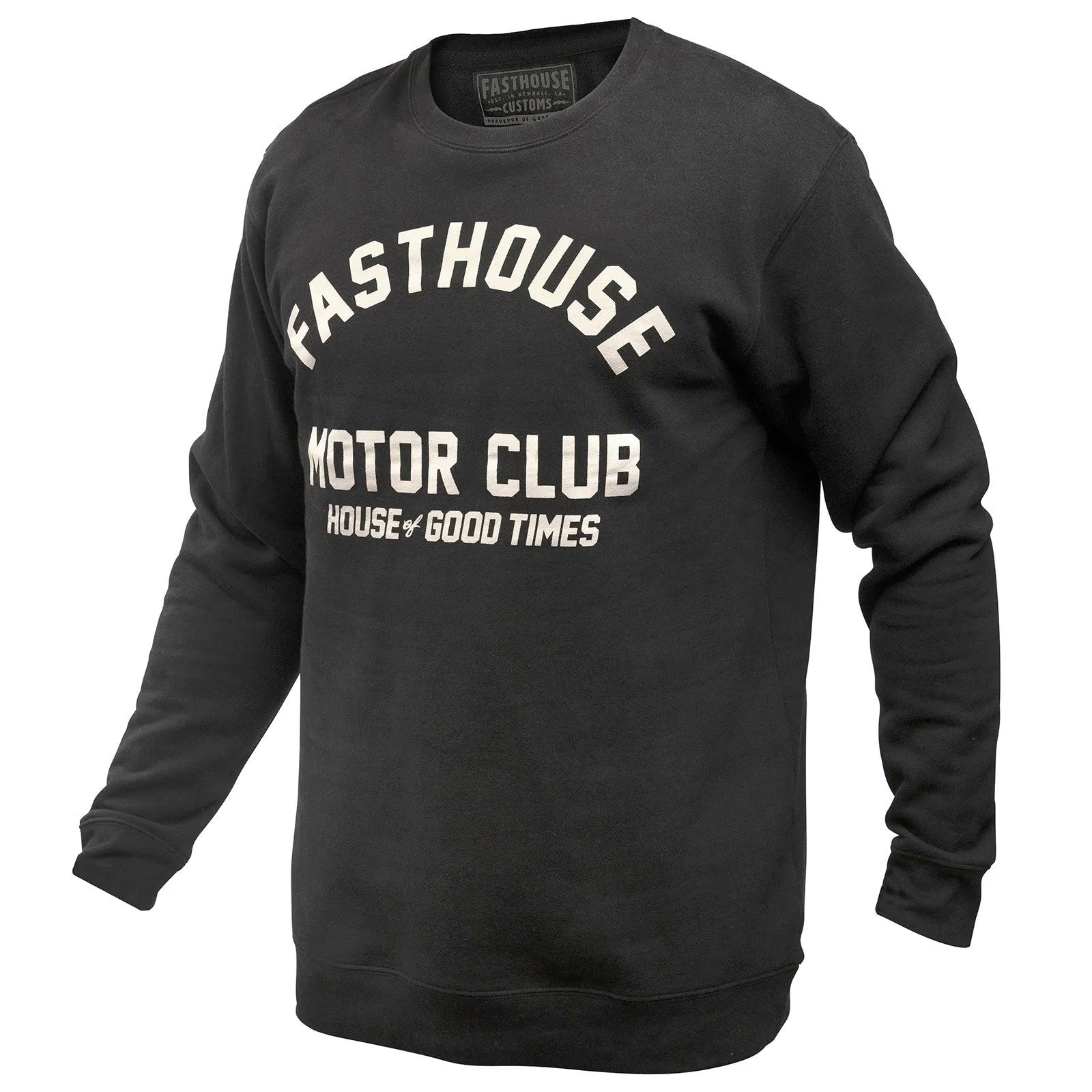 Fasthouse Brigade Crew Neck Pullover - Black