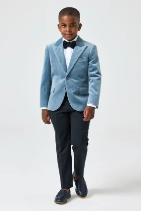 Freddy 2 Piece Velvet Tuxedo - Ice Blue