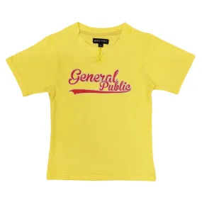 General Public Womens Team Tee 'Yellow'