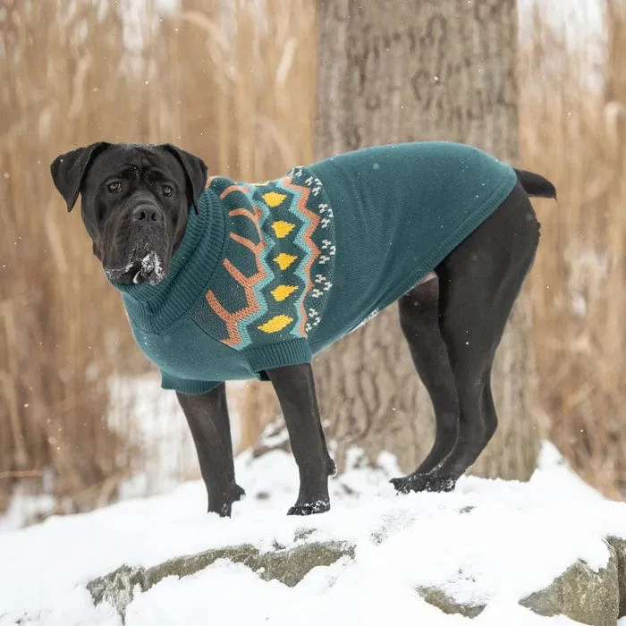 GF Pet Heritage Sweater - Teal for Dogs