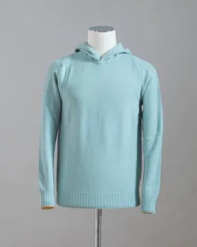 Gran Sasso Geelong Wool Hoodie / Mint