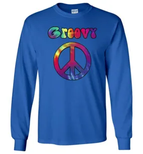 Groovy Peace Sign Long Sleeve T-Shirts