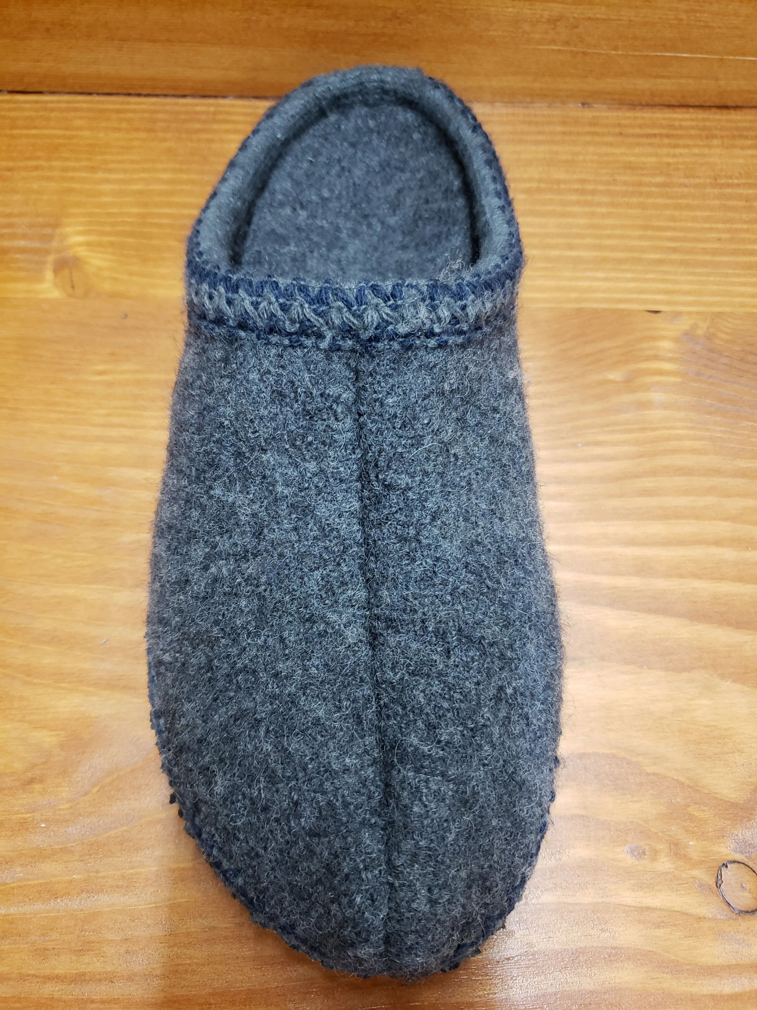 Haflinger AS classic slipper grey 611002-4