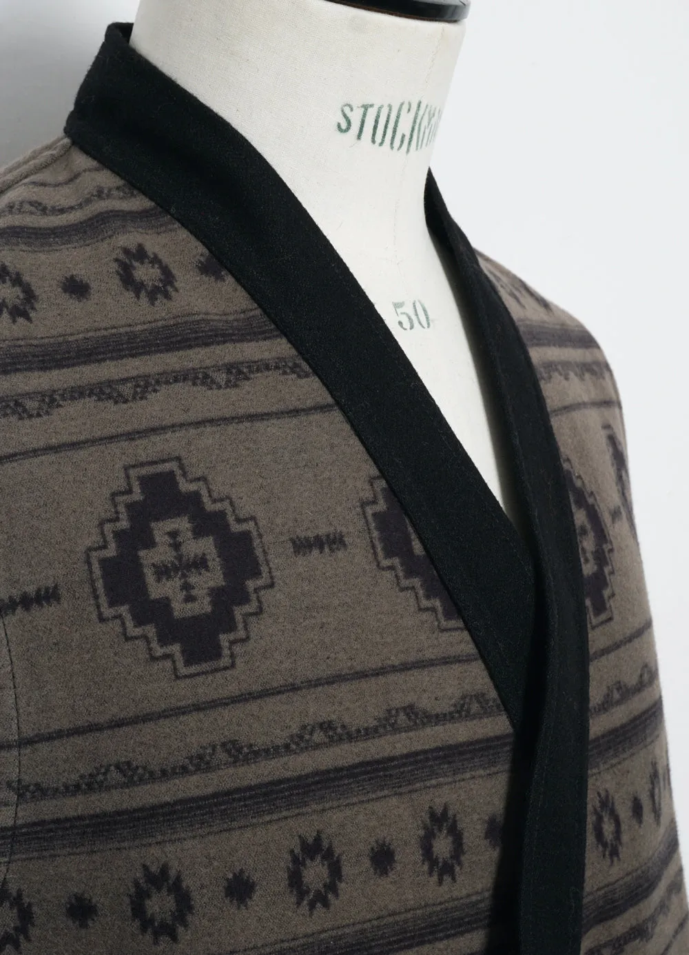 Eastern-Inspired Hauk Waistcoat - Inca Black Design