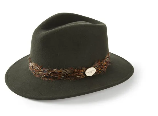 Hicks & Brown Suffolk Fedora - Pheasant Feather Wrap